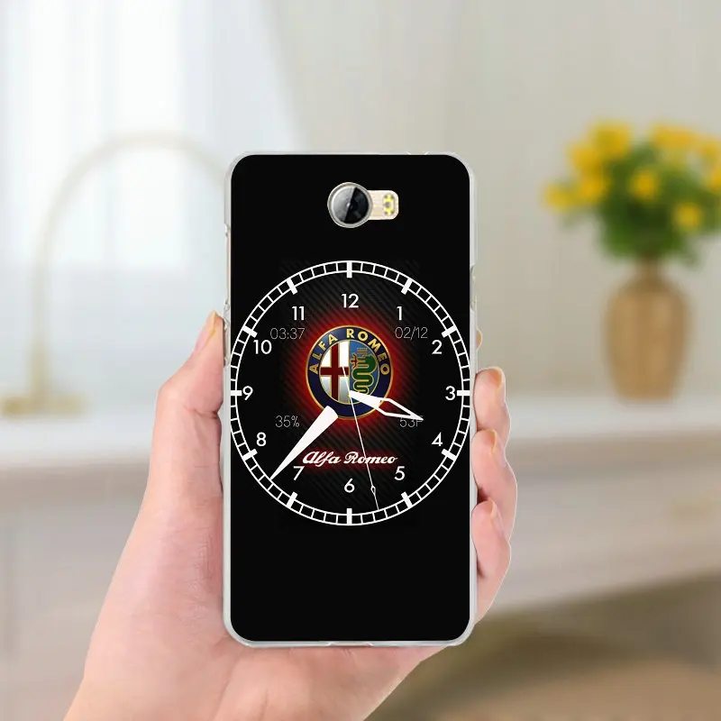 Супер автомобиля Alfa Romeo Логотип Мягкие TPU кремния телефон чехлы для huawei P8 P9 P10 Lite