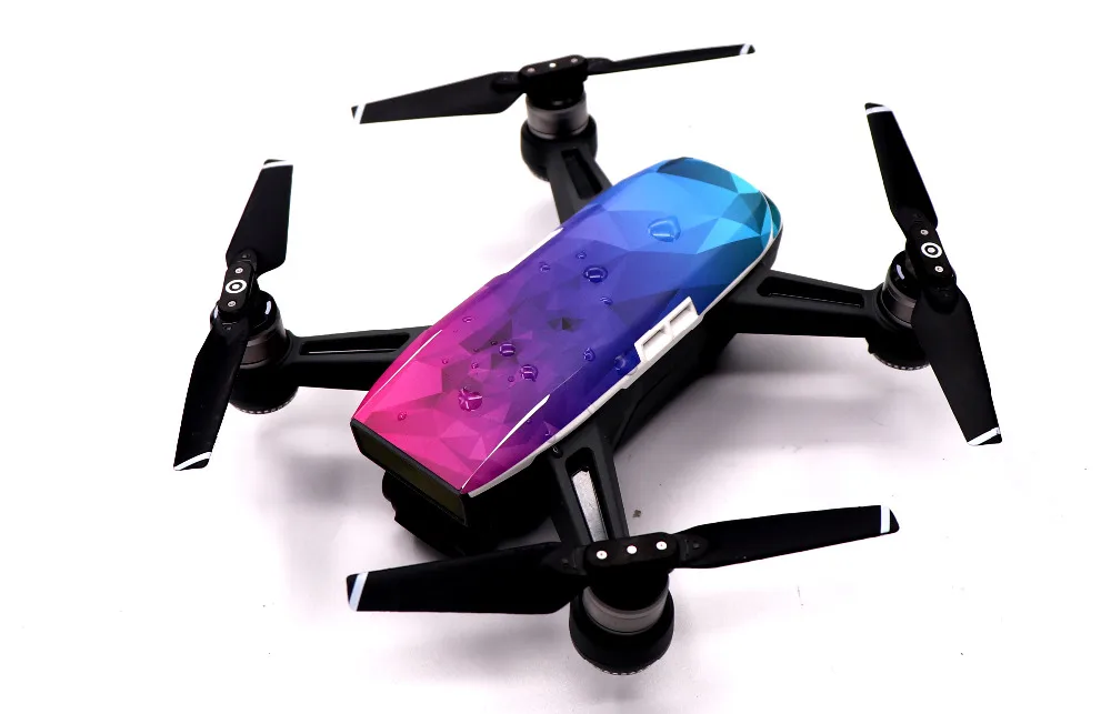 6 шт./компл. Водонепроницаемый FPV Drone защитный ПВХ кожного покрова Стикеры для DJI
