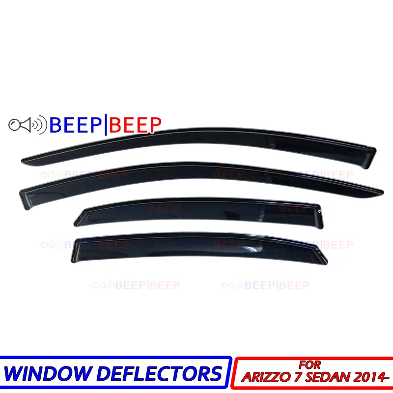 

Car window deflectors for Chery Arrizo7 Sedan 2014- wind deflector sun guard rain wind vent visor cover car styling accessories