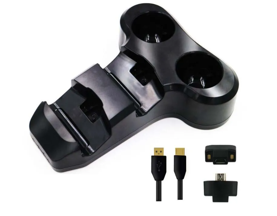 Зарядная док станция для контроллера PS4 Playstation 4 VR PSVR Move в 1|move charger|controller standdock station
