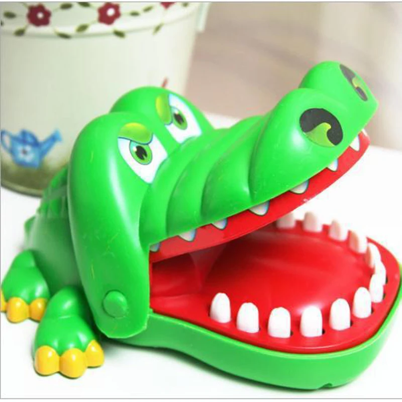 

Funny Crocodile Innovative Tricky Bite Finger Toys Crocodile Family Parent-child Interactive Game Play House Toys for Children