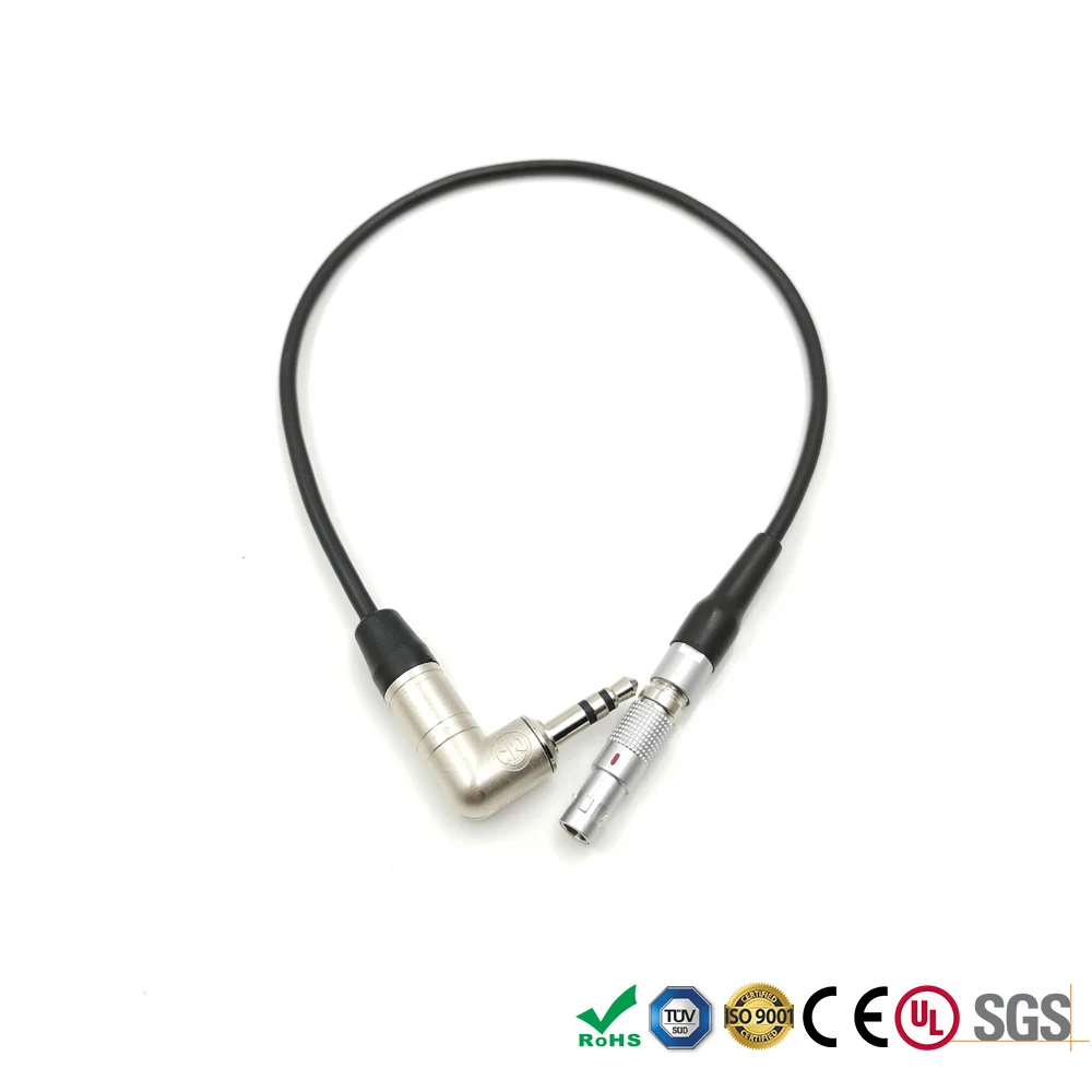 Щупальца черного синхронизации 3 5 мм Джек FGG 00 4 Pin тайм кабель для всех Красного