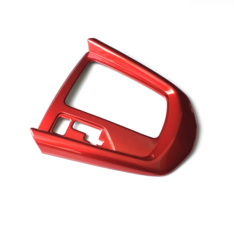 Красная панель переключения передач из АБС пластика наклейка на LHD для Mazda 2 Demio DL