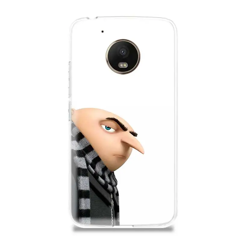 Чехол для телефона с изображением миньонов Gru Agnes Motorola Moto G7 G6 G5S G5 E4 Plus G4 E5 Play X4