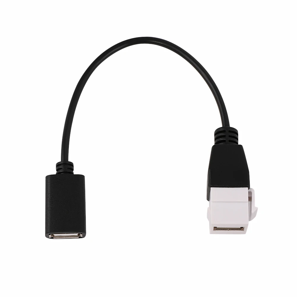 20 см короткий USB 2 0 свинцовый Удлинительный кабель жила женщина к гнезду