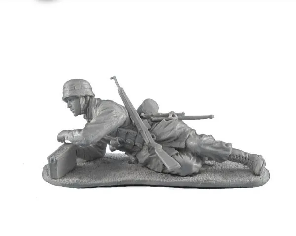 Разобранная модель 1/35 Fallschirmjager фигурка офицера набор из смолы миниатюрная