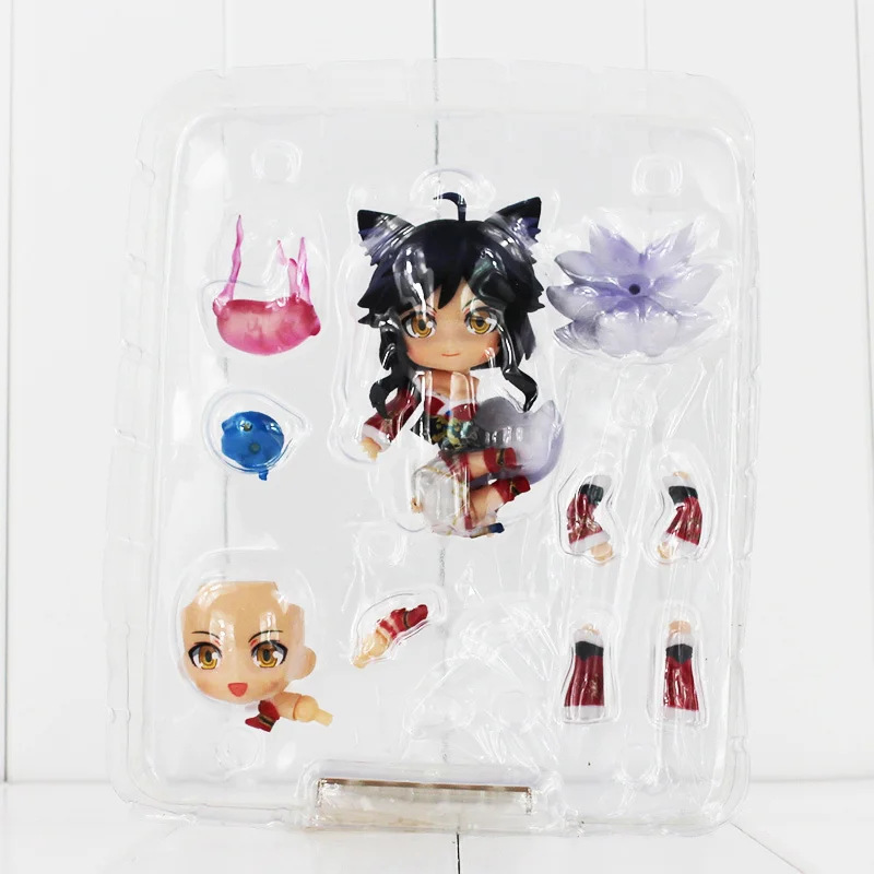 " 10 см Аниме Nendoroid Ahri 411 ПВХ фигурка игрушка кукла коллекция