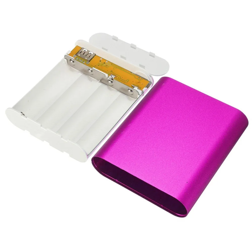 5V 1A USB 4X 18650 12000mah внешний аккумулятор комплект зарядное устройство DIY коробка для