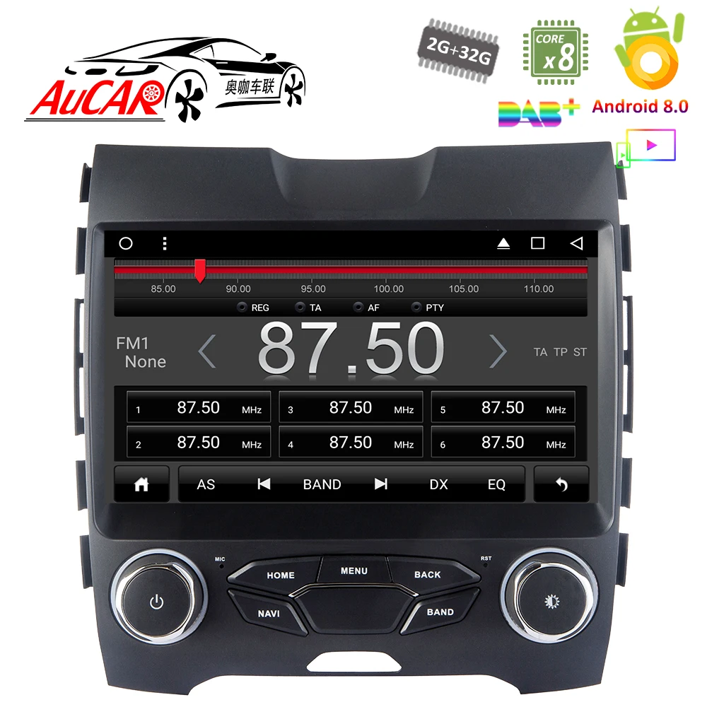 Android 7 1 10 &quotАвтомобильный dvd-плеер GPS навигационная система для Ford Edge 2015