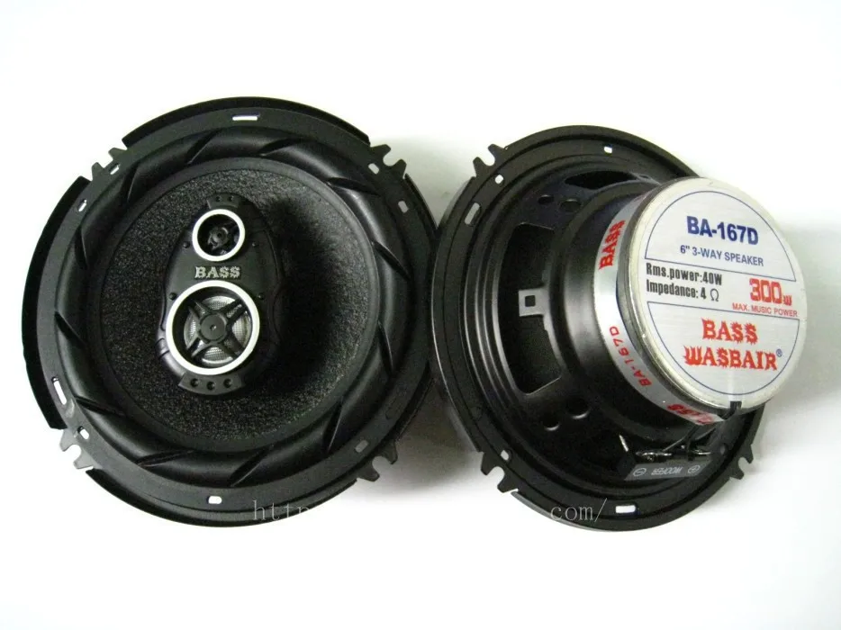 Черный джин бас 6 дюймов коаксиальные с проводами и винты BA-167D 1 цена | Автомобили