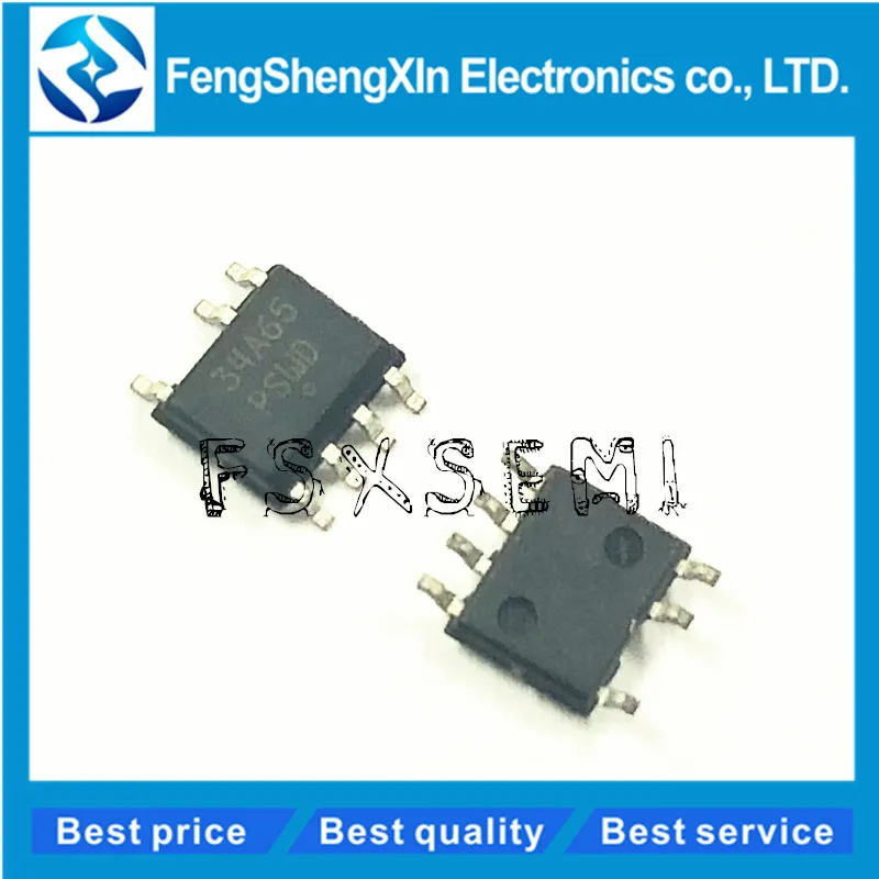

10pcs/lot 34A65 SOP-7 NCP1234AD65R2G LCD power management chip