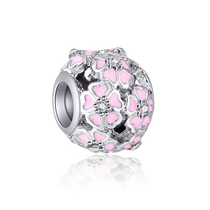 Европейские полые сердечки лист льва Микки миини бусины подходят для Pandora