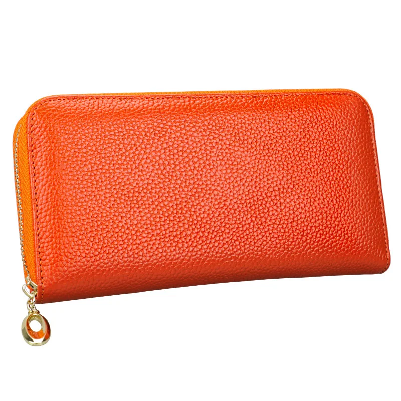 Ms Anti-theft RFID 2019 new Leather Hand bag High-capacity Long Zip Wallet Women Purse cartera mujer | Багаж и сумки