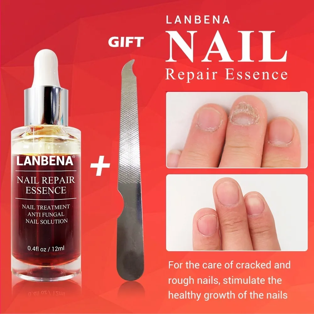 LANBENA из 2 предметов по уходу за ногтями гель для ремонта + крем эссенция ручная