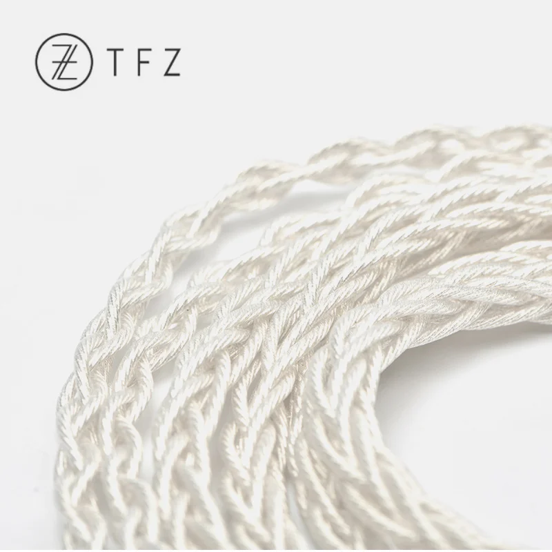 TFZ TC 1 2 2pin/0 78 мм обновленный кабель ручной работы высокой чистоты один кристалл