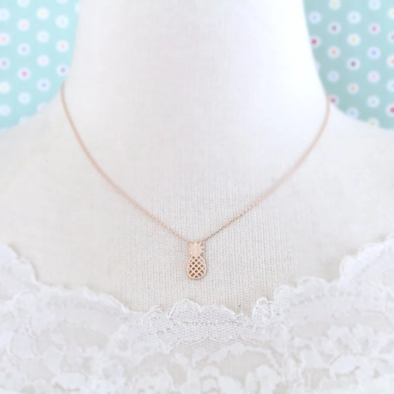 Ананас Ожерелья для мужчин кулон Для женщин Гавайи Boho ювелирные изделия дружба