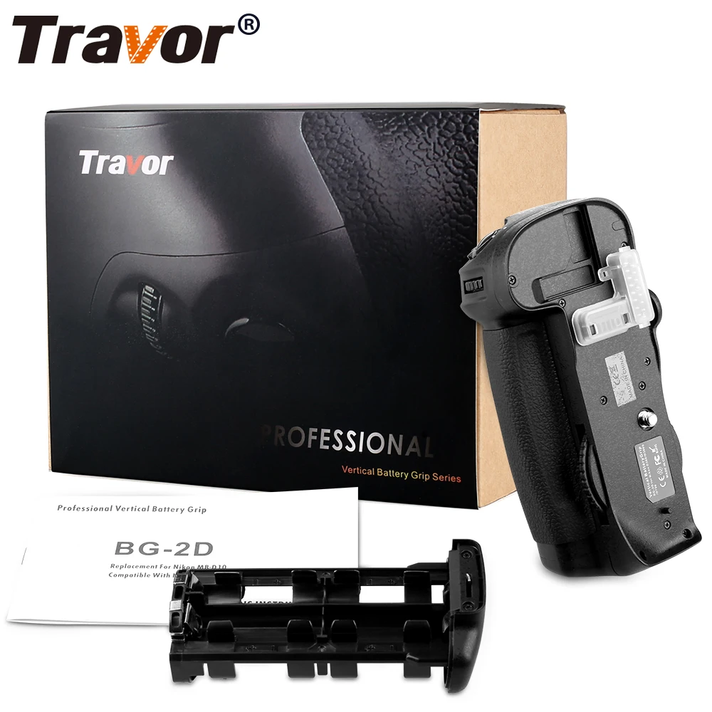 Travor профессиональная Батарейная ручка для камеры с держателями батарей AA Nikon D300