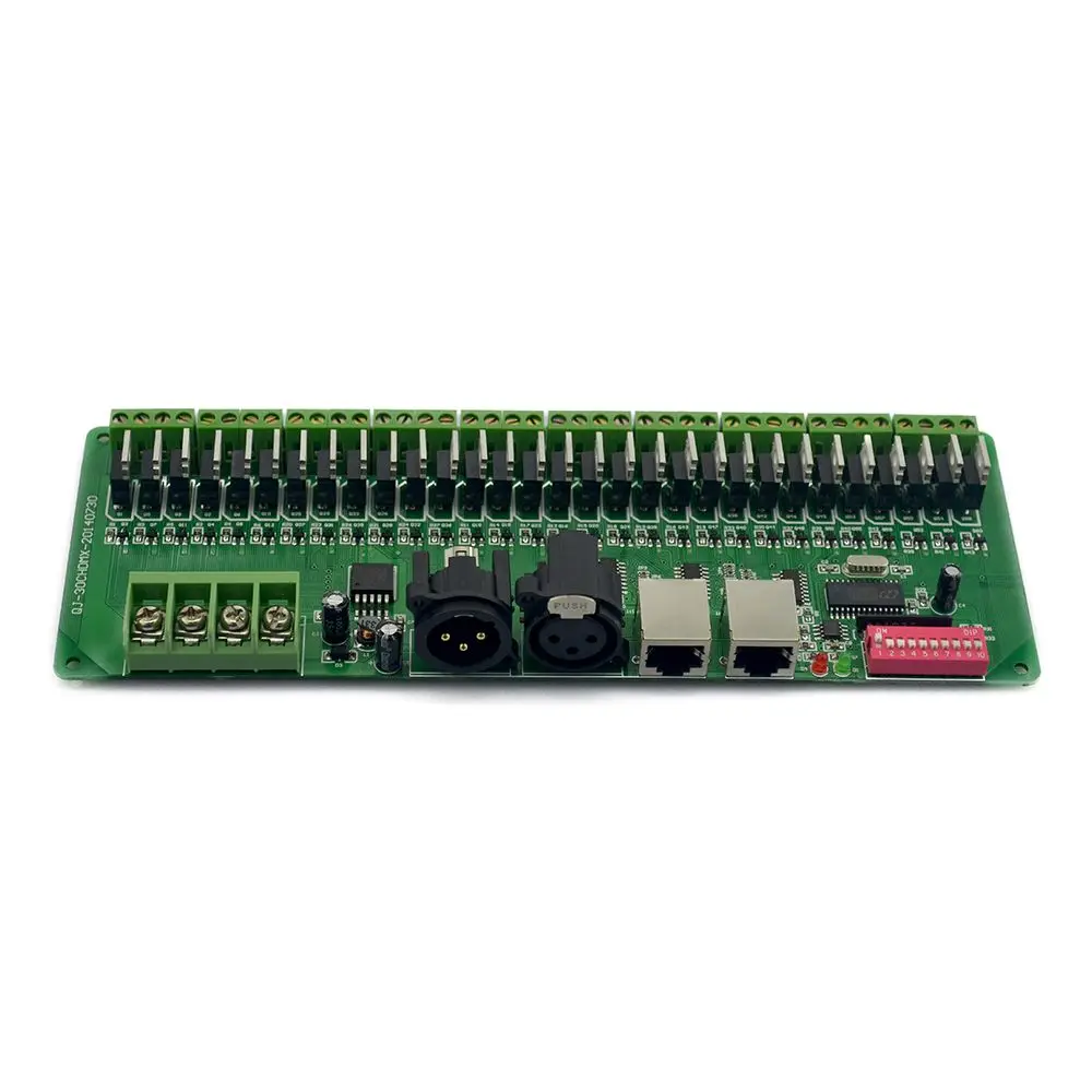 Один DMX светодиодный декодер контроллер для RGB Светодиодные полосы света DMX512