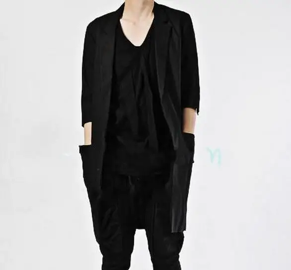 

S-3XL HOT Spring Male New Fashion Large Size Personality Cotton And Linen Jackets