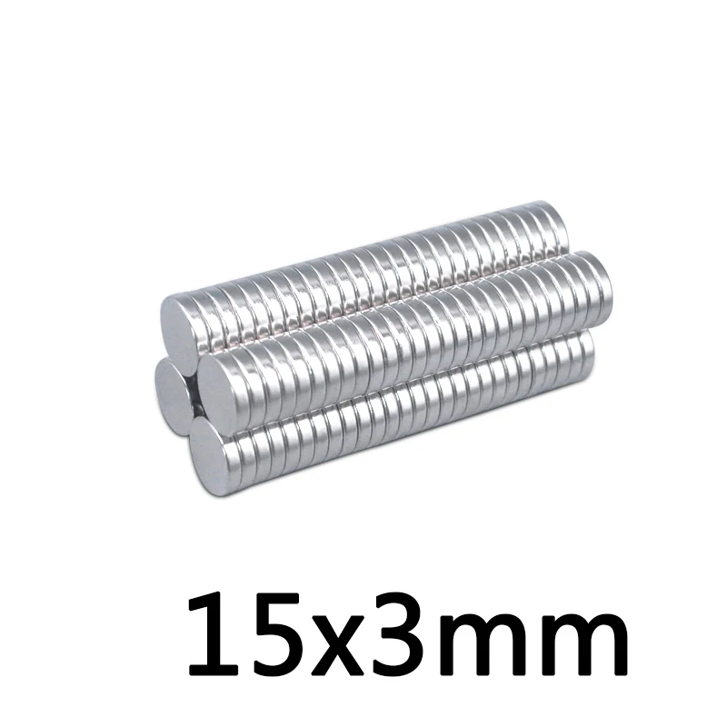 10 шт. 15x3 мм neo dymium Магнитная брошь 15x3 объемные маленькие круглые супер сильные редкоземельные магниты диаметром 15x3 мм 15*3 neo магнит D15x3