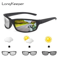 longkeeper 2019 sunglasses men chameleon discoloration sun glasses outdoors sports oval driving gafas de sol de los hombres moda