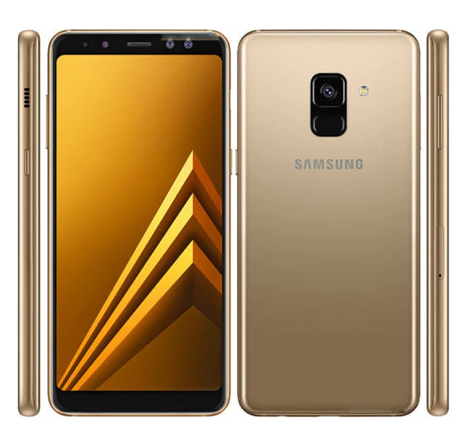Оригинальный разблокированный мобильный телефон Samsung Galaxy A8 (2018) на базе Android