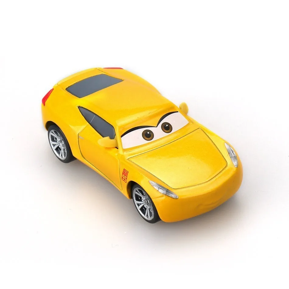 Disney Pixar желтая игрушка для детей Молния Маккуин высококачественные пластиковые