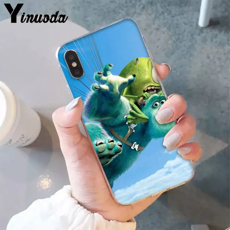 Yinuoda Funny Monster power Company мягкий чехол для телефона для iPhone X XS MAX 6 6s 7 7plus 8 8Plus 5 5S SE XR 10 11 11pro 11promax