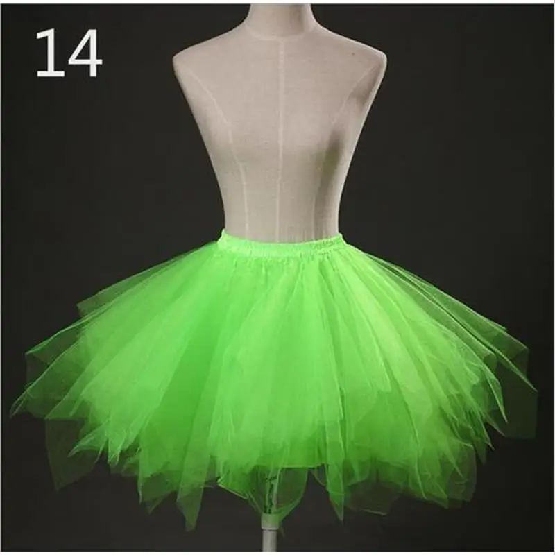 Разноцветные женские короткие Подъюбники для свадебных платьев аксессуары 2017