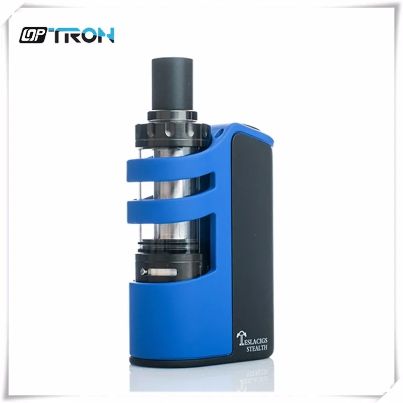 4 комплекта Оригинал Тесла стелс 100 Вт TC starter kit электронная сигарета 2200 мАч teslacigs