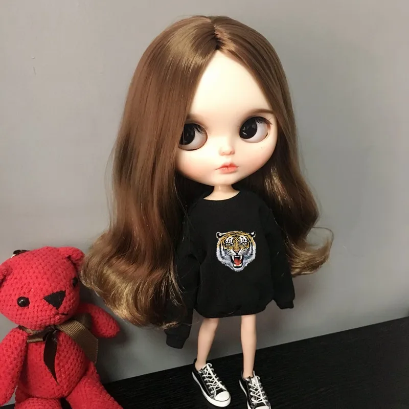 Новый 1/6 blyth кукольные одежда с мультяшными героями Модные Повседневные