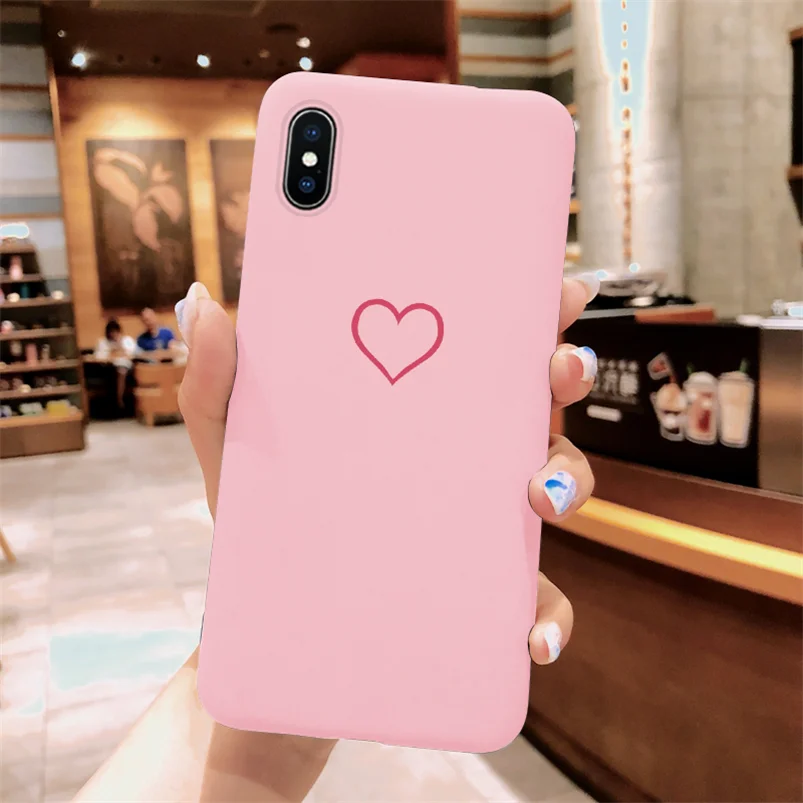 Kfe3-kxinfen Милый чехол для телефона с сердцем для iPhone 11 Pro XS Max XR X 10 8 7 6 6S Plus 5 5S SE Роскошный чехол из ТПУ для задней крышки Fundas для iPhone X чехол - Цвет: Kfe3-kxinfen