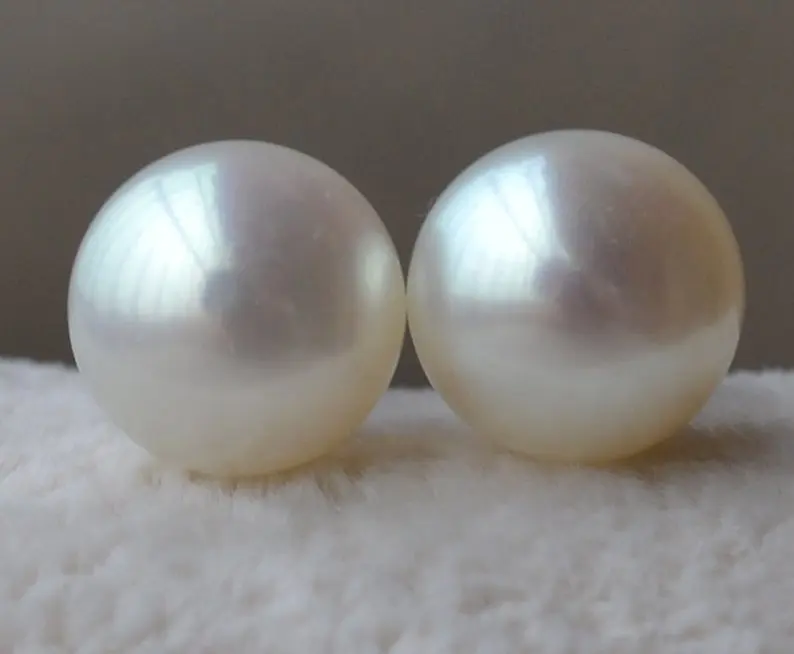 New Perfect Pearl Earrings 8-9mm White Color Freshwater Stud 925 Silver Jewelry | Украшения и аксессуары