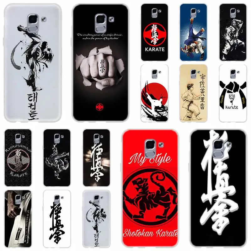Чехол Kyokushin для телефона с символом карате Samsung Galaxy j6 J8 J7 J5 J3 J4 Plus 2018 2017 2016 J610 Prime
