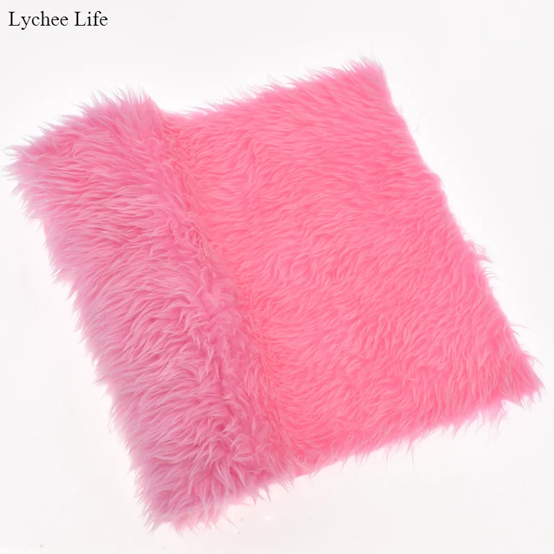 Lychee Life модная ручная работа имитация меха мягкая ткань женское плюшевое пальто