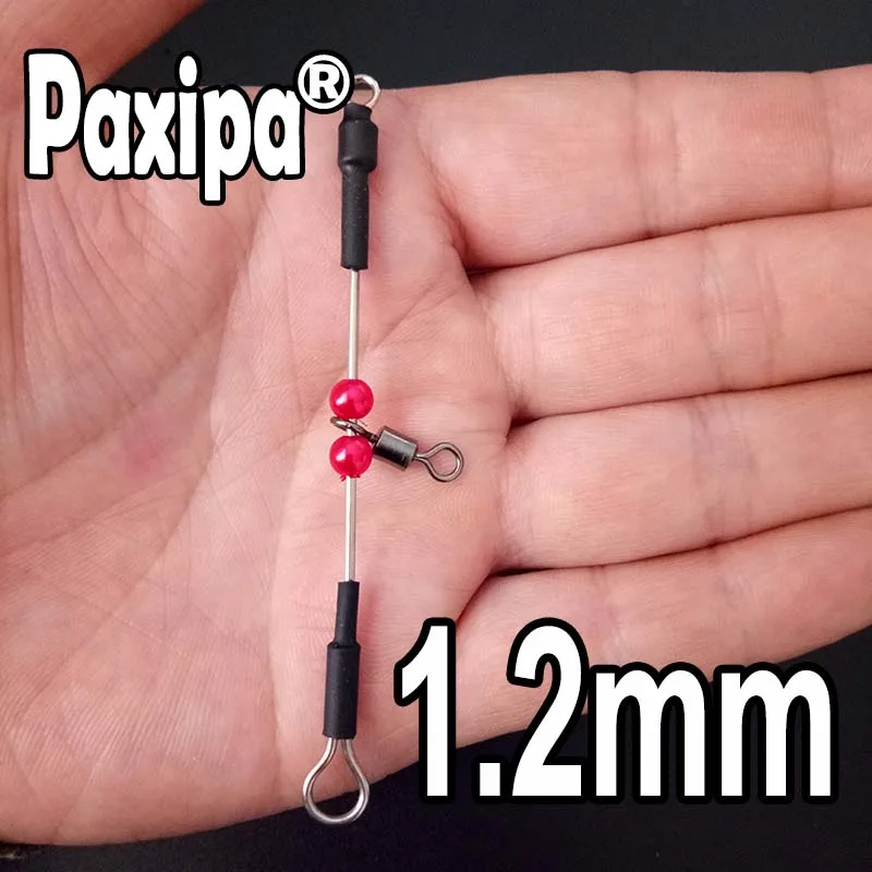 6 шт. рыболовный соединитель Быстрый крючок Urfe Para Temporales Enganches Rapidos Para la Pesca Kolay Atma Aparati - Цвет: 1.2mm red