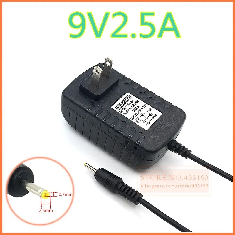 Новинка 9 в 2 5 А Блок питания с американской вилкой настенное зарядное устройство