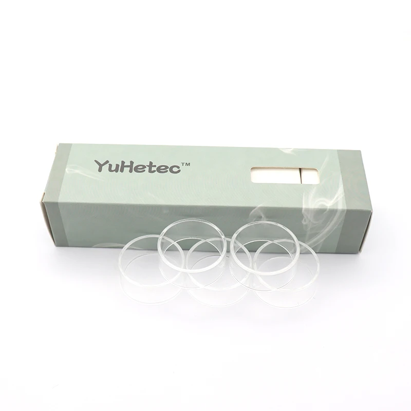 Аутентичные Yuhetec прямо Замена стекло танк pyrex замена трубки для Combo rdta II 6 мл (5