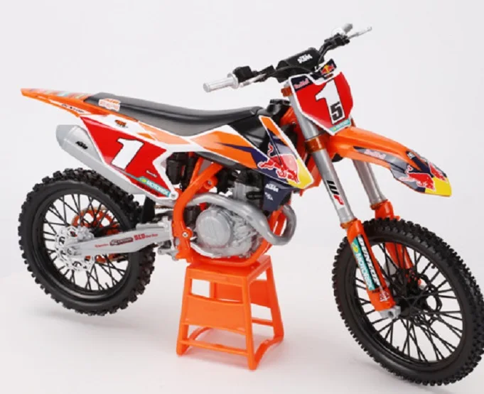 NO.1 MAISTO 1:6 KTM 450 SX-F RED BULL Supercross гоночный мотоцикл велосипед литая под давлением модель Новинка в коробке - Цвет: NO.1