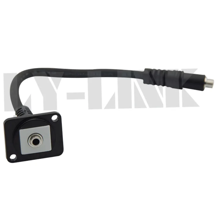 Металлический аудиокабель типа D 3 5 мм с обратной стороной и коротким кабелем|3.5mm