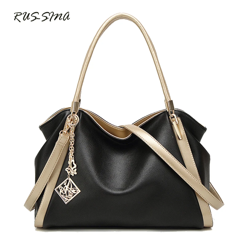 Новинка Весна 2018 модная женская сумка RUSSMA из искусственной кожи на молнии