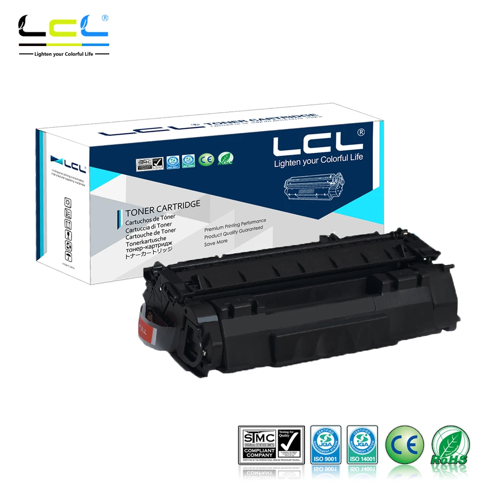 Совместимый лазерный картридж с тонером LCL Q7553A 53A Q 7553 A 7553A Q7553 (1 упаковка черный)