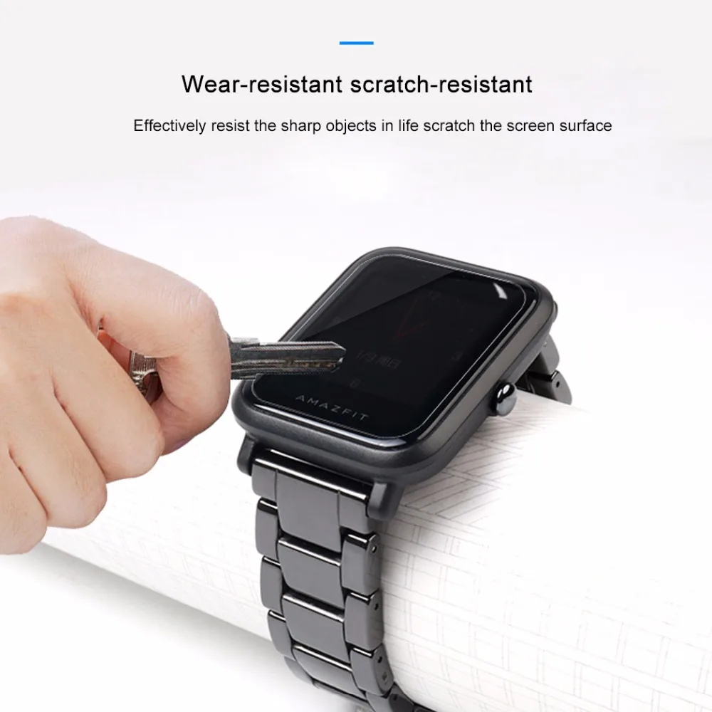 3 шт./лот мягкий TPU HD прозрачный полный экран Защитная пленка для Xiaomi Huami Amazfit Bip Youth