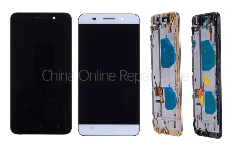 Дисплей для HUAWEI Honor 4X LCD в сборе с тачскрином на рамке 5.5'' черный белый золото