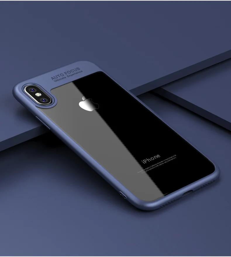 Бренд gligle мода антидетонационных защитный силиконовый чехол для iPhone X чехол