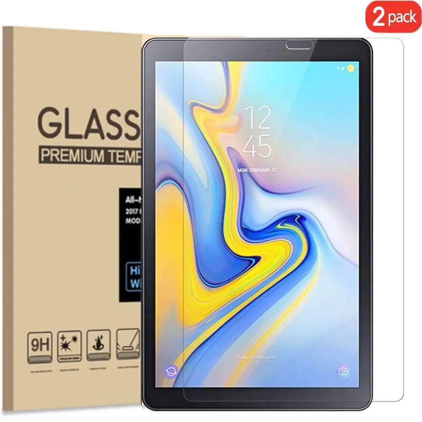 2 шт. закаленное стекло для Samsung Galaxy Tab A 10 5 2018 T590 T595 Защитная пленка экрана SM &quotTablet
