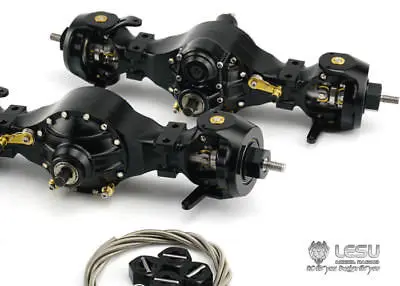 Лесу металлические оси дифференциальные замки 1/14 RC 8X8 тягач DIY Tmy модель TH02052