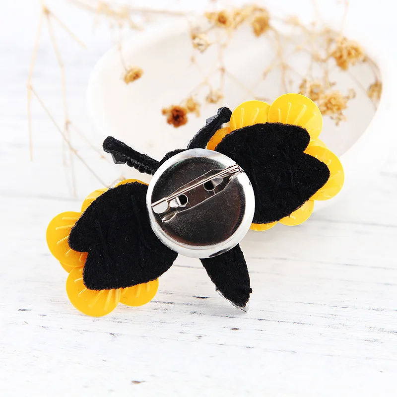 Женская бижутерия OneckOha с Пчелкой брошь кристаллом новый дизайн тканевые броши |