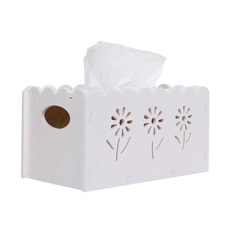 Белый милый держатель салфеток ящики салфетки Обложка Бумажные носовые платки