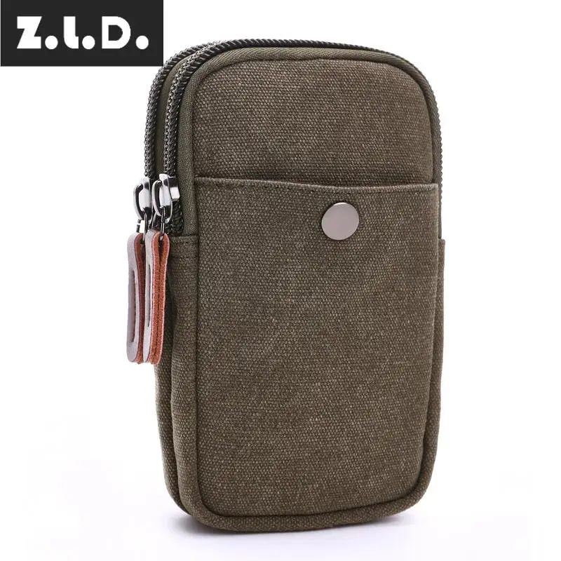 Z.l. D. Мужская и женская модная Холщовая Сумка для отдыха, мужской кошелек, сумка для телефона, многоцветная дополнительная парусиновая сумка, кошелек для монет Bolso